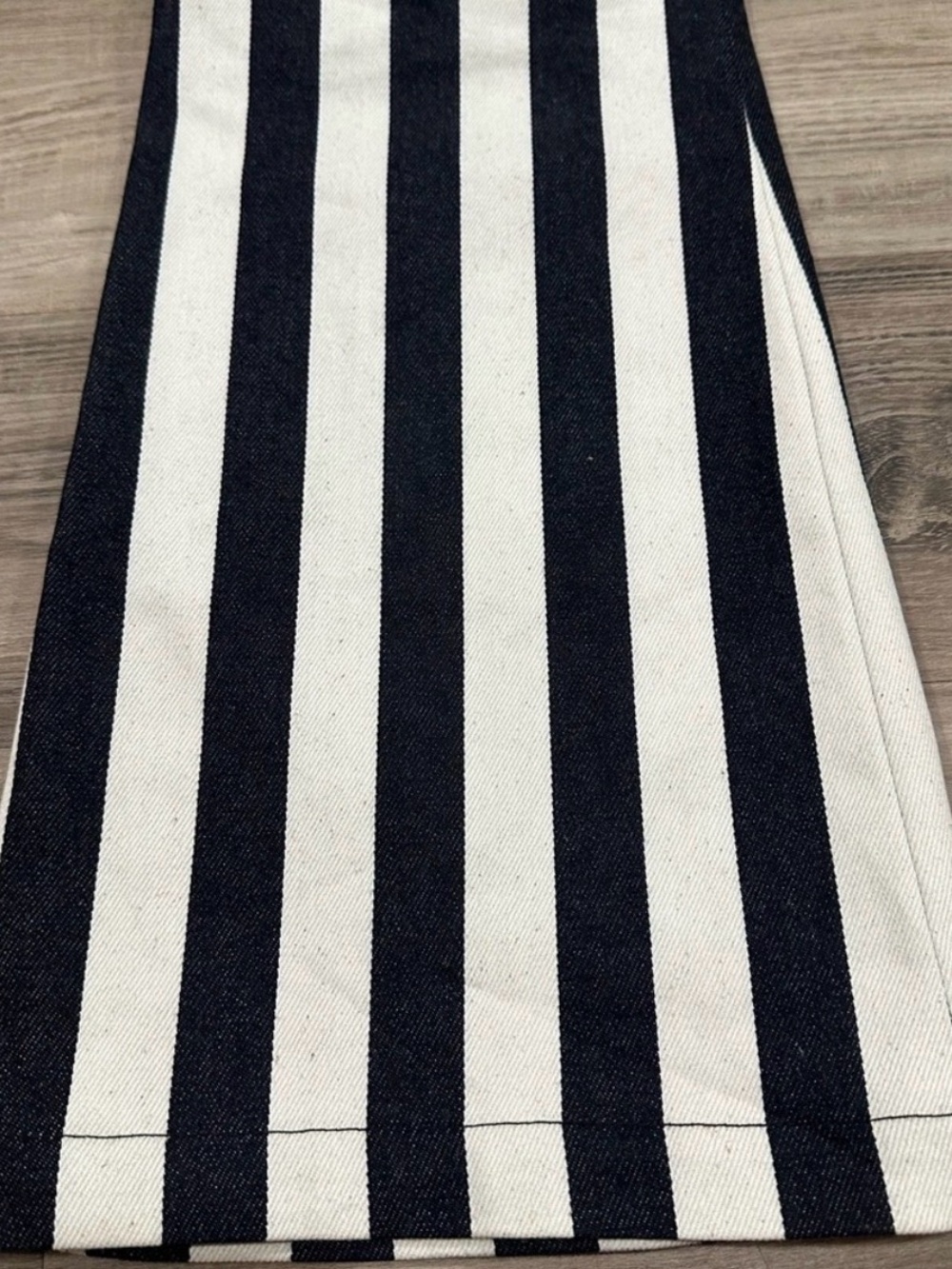 NWOT - Cynthia Rowley X Midheaven - Rock & Roll, Black & White Stripe Pants - Picture 2 of 9